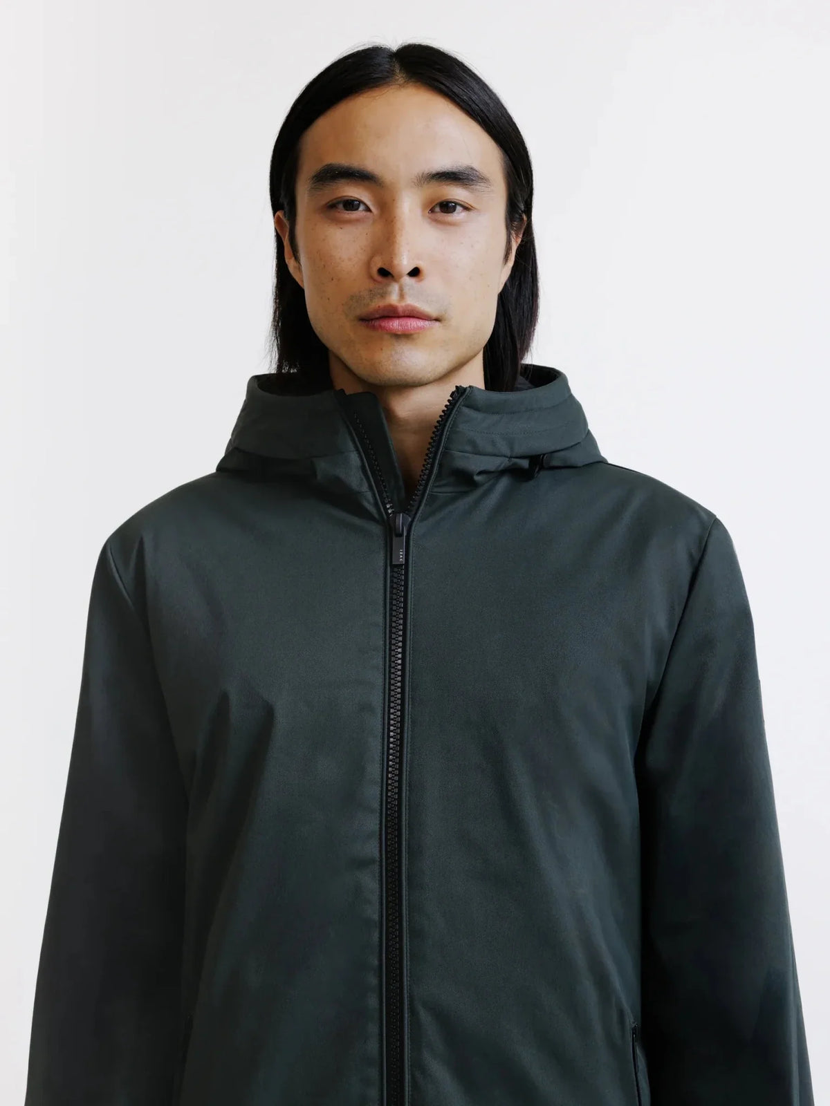 Parka à capuche kaki Izac