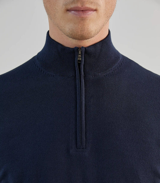 Pull homme IZAC demi-zip – Col montant