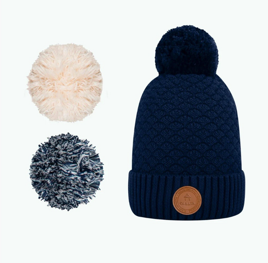 Bonnet Jungle Bird Bleu marine CABAIA