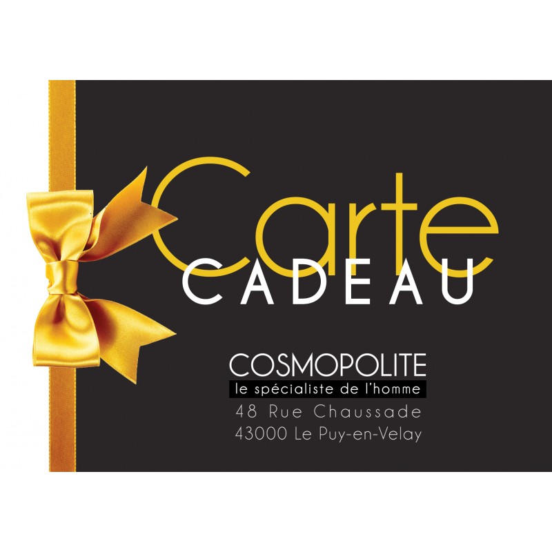 Carte Cadeau Cosmopolite