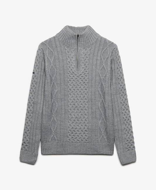 Pull Zip tricot SUPERDRY