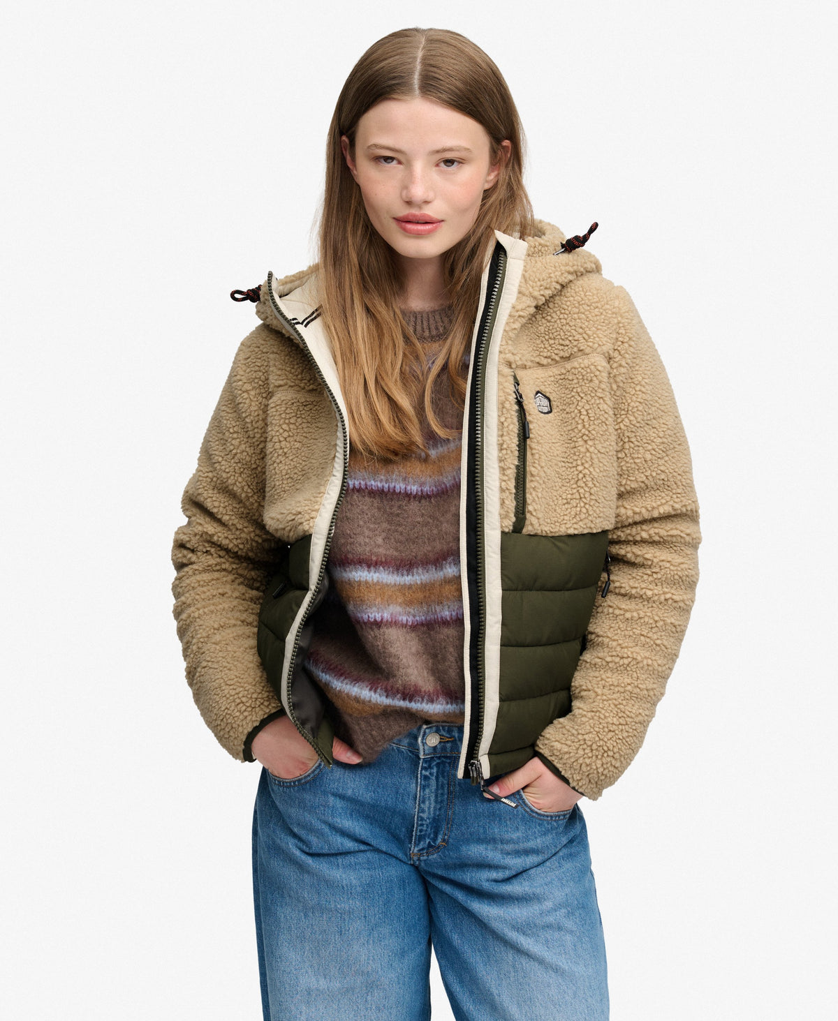 La veste Superdry Borg Hybrid