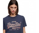 T-shirt à manches courtes Metallic Vl Relaxed SUPERDRY sur cosmo-lepuy.fr