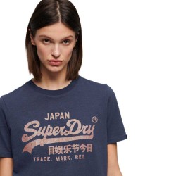 T-shirt à manches courtes Metallic Vl Relaxed SUPERDRY sur cosmo-lepuy.fr