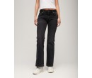 SUPERDRY Jean slim évasé taille mi-haute en coton biologique sur cosmo-lepuy.fr