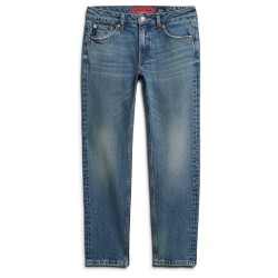 SUPERDRY Jean slim taille mi-haute en coton biologique sur cosmo-lepuy.fr