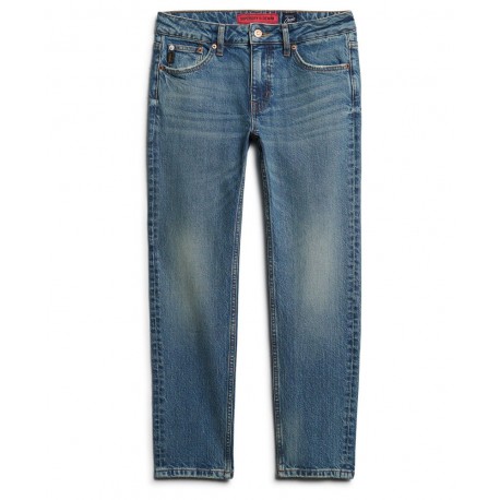 SUPERDRY Jean slim taille mi-haute en coton biologique sur cosmo-lepuy.fr