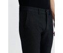 Pantalon chino armuré noir PERRY