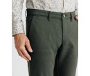 Pantalon chino armuré kaki PERRY