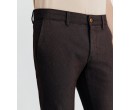 Pantalon chino armuré marron PERRY