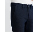 Pantalon chino armuré marine PERRY