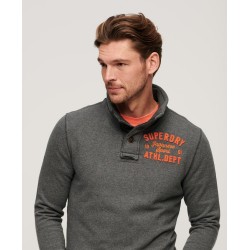 SUPERDRY Vintage Athletic Henley Jumper sur cosmo-lepuy.fr