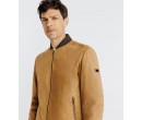 Blouson col teddy camel IZAC