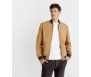 Blouson col teddy camel IZAC