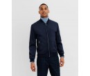 Blouson col teddy marine