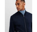 Blouson col teddy marine