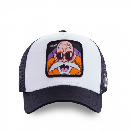 Casquette Trucker Dragon Ball Z Tortue Geniale Snapback Blanc Capslab sur cosmo-lepuy.fr