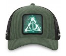 Casquette Trucker velours côtelé Harry Potter Snapback Kaki - Capslab sur cosmo-lepuy.fr