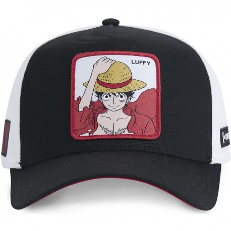 Casquette Baseball One Piece Luffy Snapback - Noire - Capslab sur cosmo-lepuy.fr