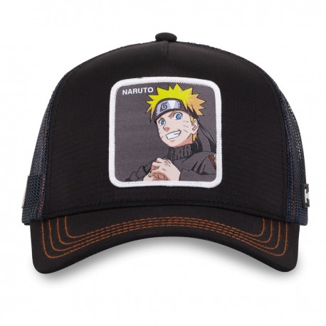 Casquette Trucker Naruto Shippuden Snapback Noire - Capslab sur cosmo-lepuy.fr