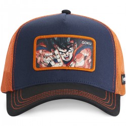 Casquette Trucker Dragon Ball Z Goku Snapback - Bleu - Capslab sur cosmo-lepuy.fr