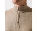 Pull col zippé camionneur beige BACARY