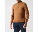 Pull col zippé camionneur camel BACARY