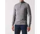 Pull col zippé camionneur gris BACARY