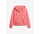 SUPERDRY Sweat à capuche zippé à logo Essential sur cosmo-lepuy.fr