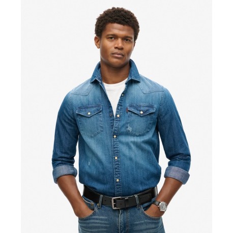 SUPERDRY Chemise western vintage sur cosmo-lepuy.fr