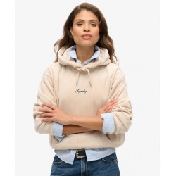 SUPERDRY Sweat à capuche ample en velours Country Club sur cosmo-lepuy.fr