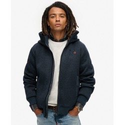 SUPERDRY Bomber à capuche en maille contrecollée sur cosmo-lepuy.fr