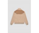 VESTE BEIGE EFFET TEDDY AVEC POCHES