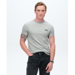 SUPERDRY T-shirt Essential Logo en coton bio sur cosmo-lepuy.fr