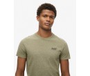 SUPERDRY T-shirt Essential Logo en coton bio sur cosmo-lepuy.fr