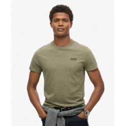 SUPERDRY T-shirt Essential Logo en coton bio sur cosmo-lepuy.fr