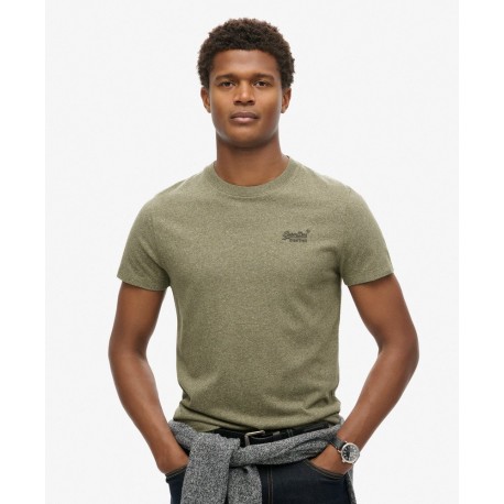 SUPERDRY T-shirt Essential Logo en coton bio sur cosmo-lepuy.fr