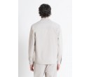 CHEMISE « BERLINO » REGULAR FIT COUPE DROITE EN VELOURS CÔTELÉ BLANC