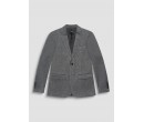 VESTE « ASHE » SUPER SLIM FIT GRISE EN VISCOSE ÉLASTIQUE DOUCE