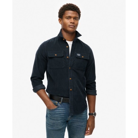 SUPERDRY Chemise en velours côtelé Workwear sur cosmo-lepuy.fr