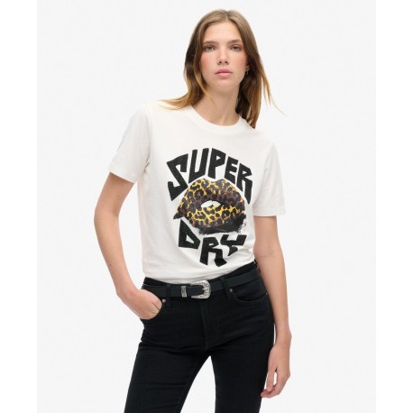 SUPERDRY T-shirt décontracté Lo-Fi Punk Poster sur cosmo-lepuy.fr