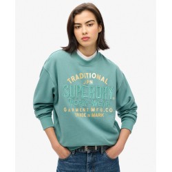 SUPERDRY Sweat ample métallisé Luxe sur cosmo-lepuy.fr