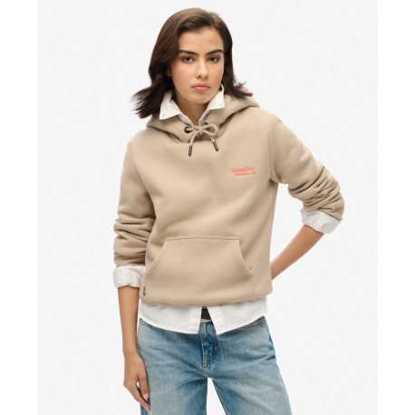 SUPERDRY Sweat à capuche et à logo Essential sur cosmo-lepuy.fr