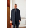 IZAC Manteau long droit marine sur cosmo-lepuy.fr