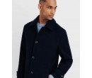 IZAC Manteau long droit marine sur cosmo-lepuy.fr