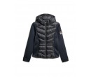 SUPERDRY Veste en maille à capuche Storm Hybrid sur cosmo-lepuy.fr