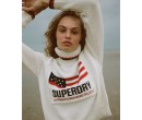 SUPERDRY Pull en maille à col roulé Americana sur cosmo-lepuy.fr