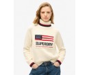 SUPERDRY Pull en maille à col roulé Americana sur cosmo-lepuy.fr