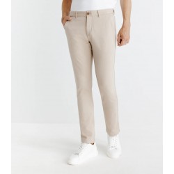 IZAC Pantalon imprimé beige sur cosmo-lepuy.fr