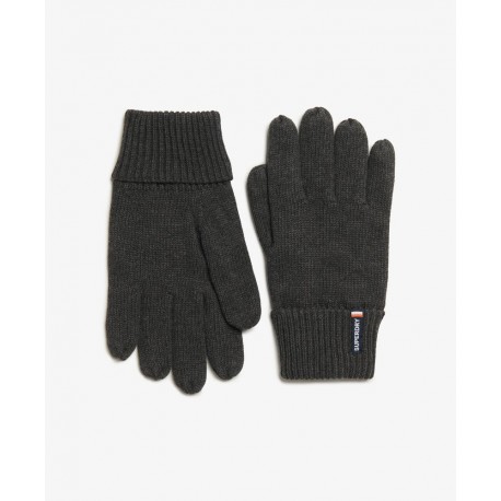 SUPERDRY Gants en maille à logo Essential sur cosmo-lepuy.fr